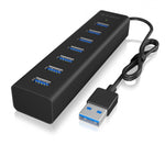 IB-HUB1700-U3 Hub USB cu 7 porturi + sursă de alimentare
