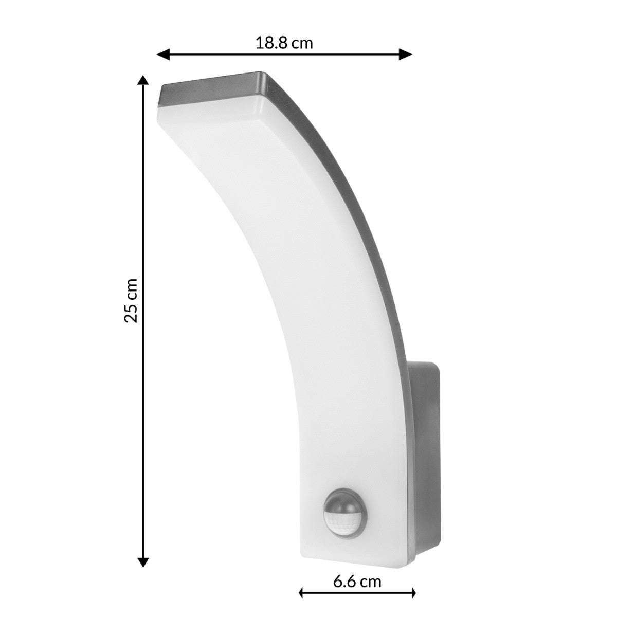 Lampă LED cu senzor de mișcare MCE512 GR