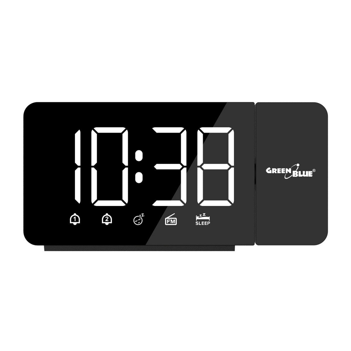 Radio cu ceas digital cu LED GB172, radio FM, alarmă, ceas 12/24, alimentare USB 5V CC, CR2032
