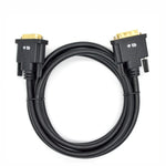 Cablu DVI M-M 24+1 1,8 m negru, placat cu aur