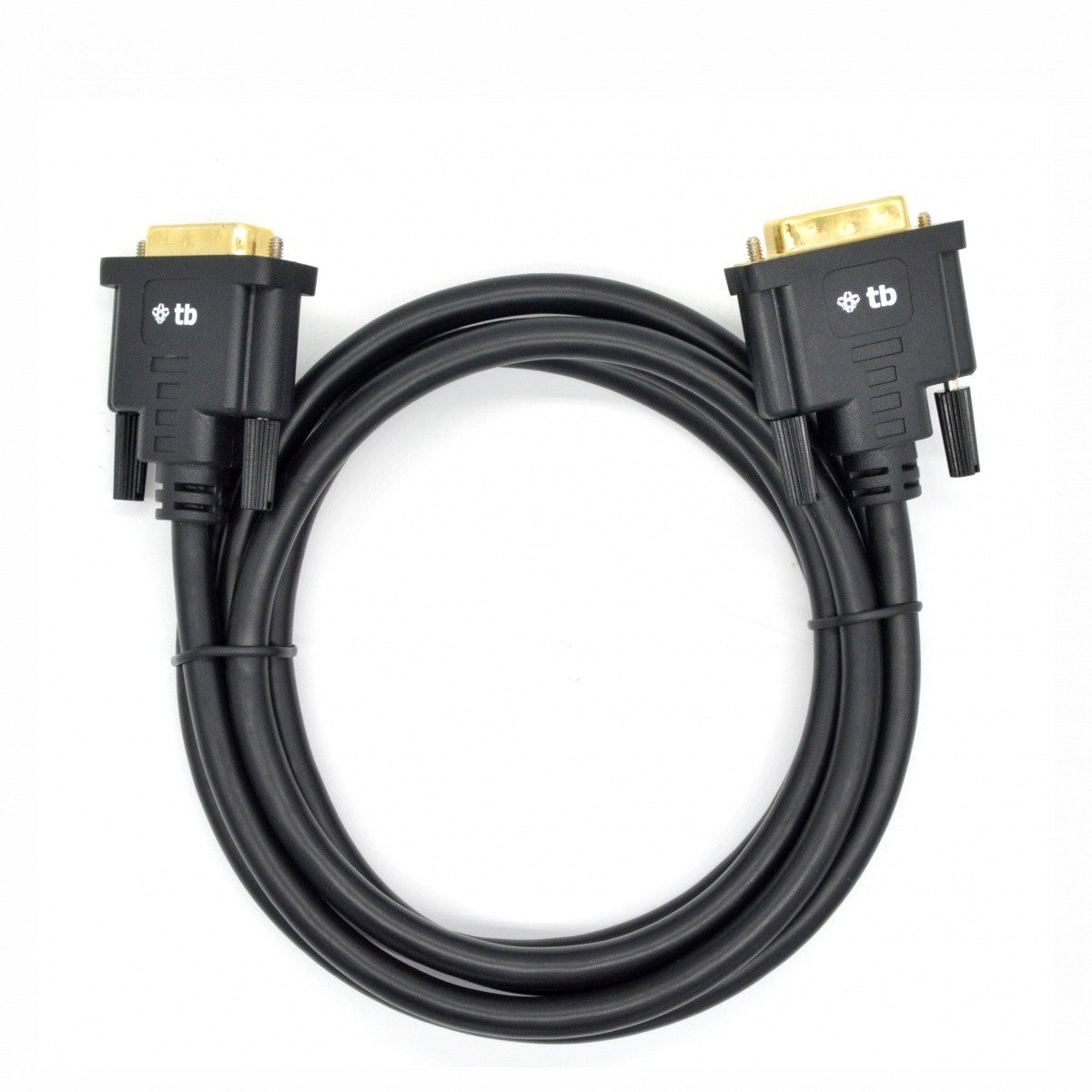 Cablu DVI M-M 24+1 1,8 m negru, placat cu aur