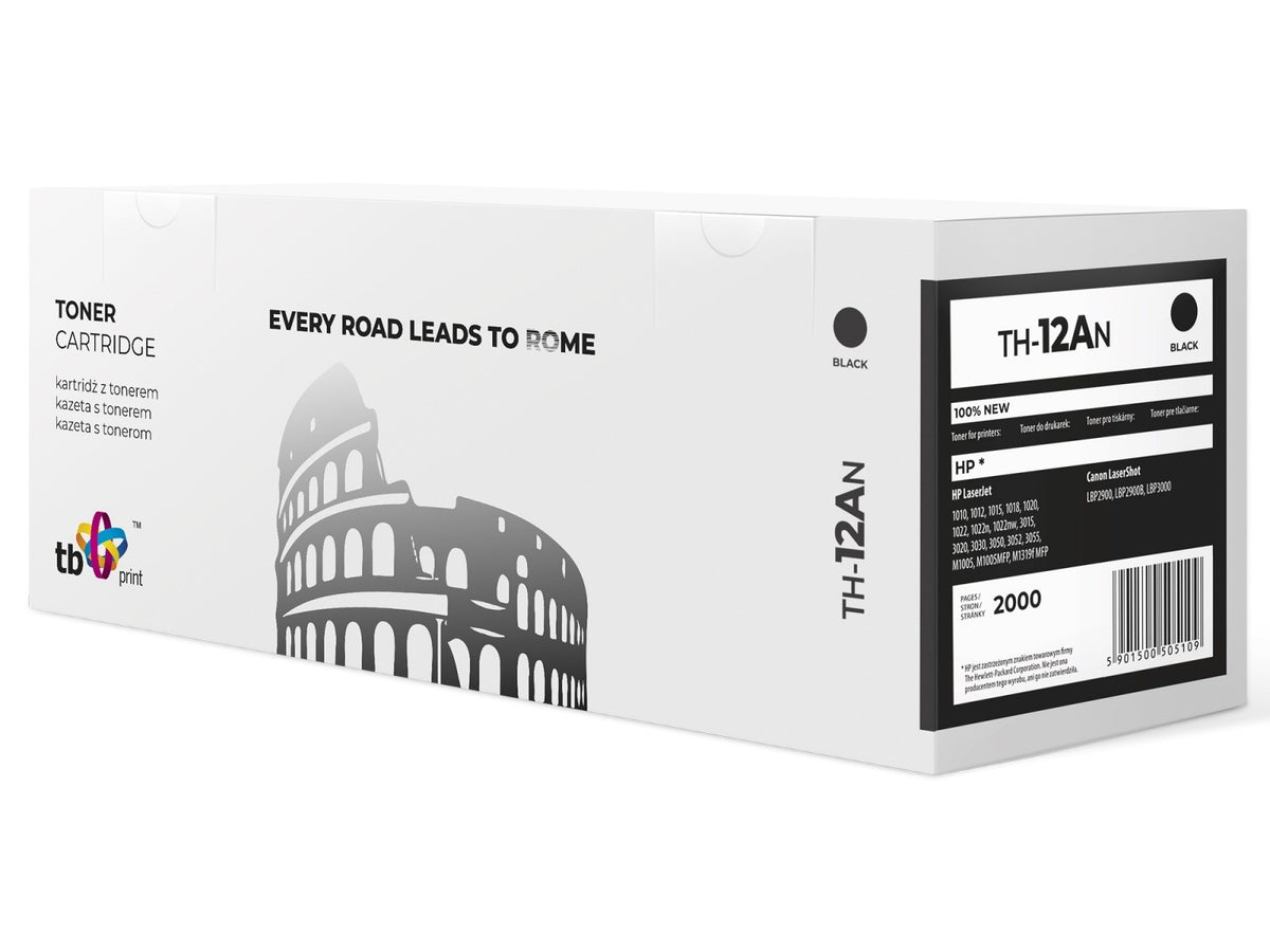 Toner pentru HP Q2612A TH-12AN BK 100% nou