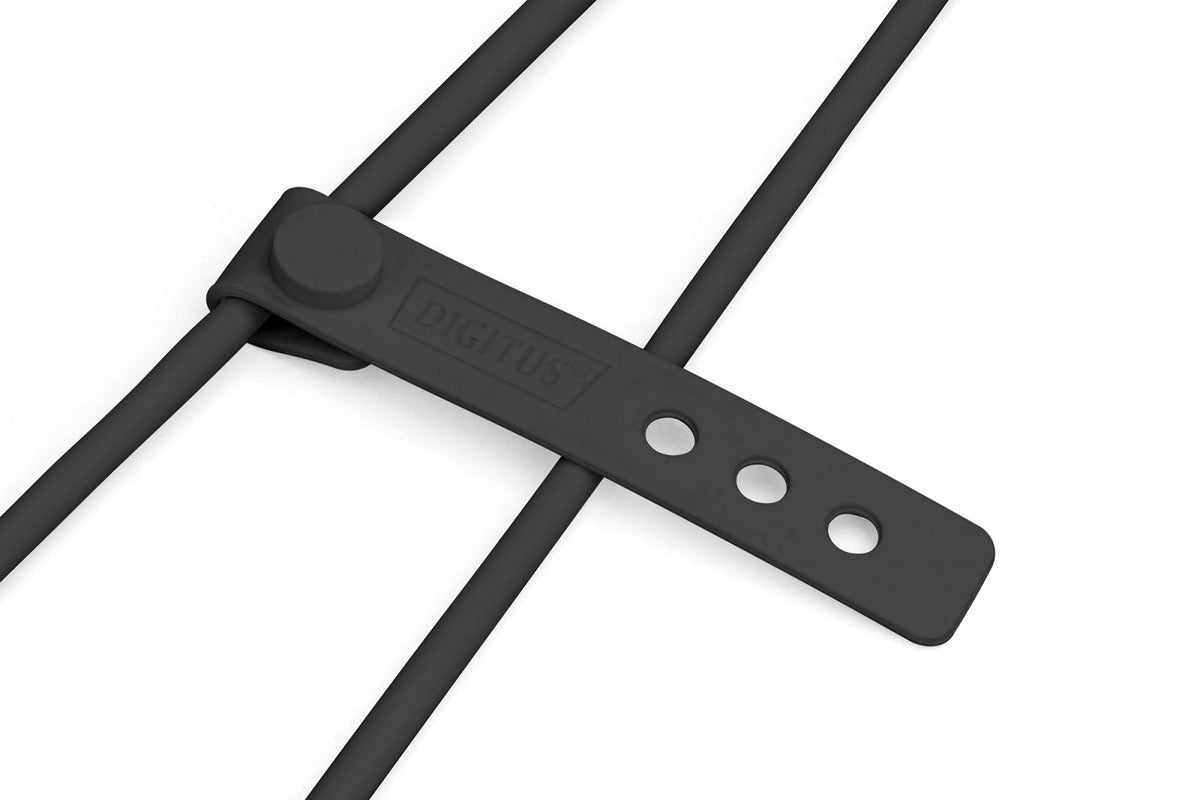 Cablu de conectare USB-A - USB-C din silicon, USB 2.0 60W, 1m Negru