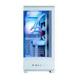 Obudowa P50 DS Alb Mid-Tower cu 4 ventilatoare ARGB