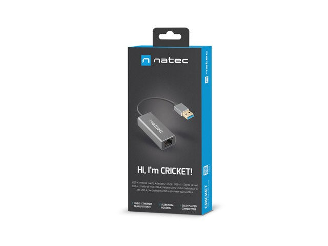 Adaptor de rețea Cricket USB 3.0 - RJ-45 1Gb prin cablu
