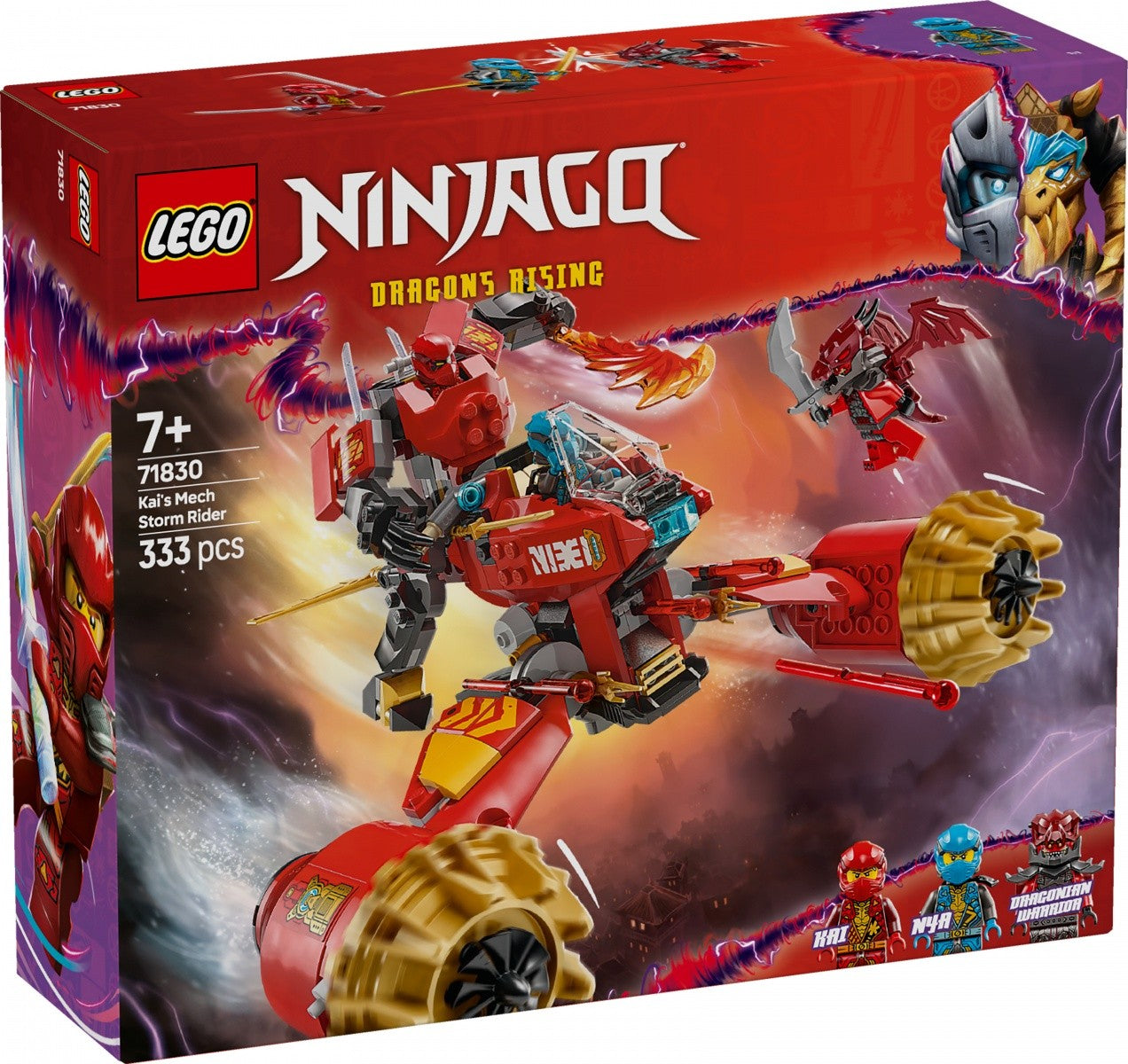 Ninjago Bricks 71830 Kai's Storm Rider Mech