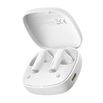 Căști intraauriculare BOWIE E19 Bluetooth 5.3, albe
