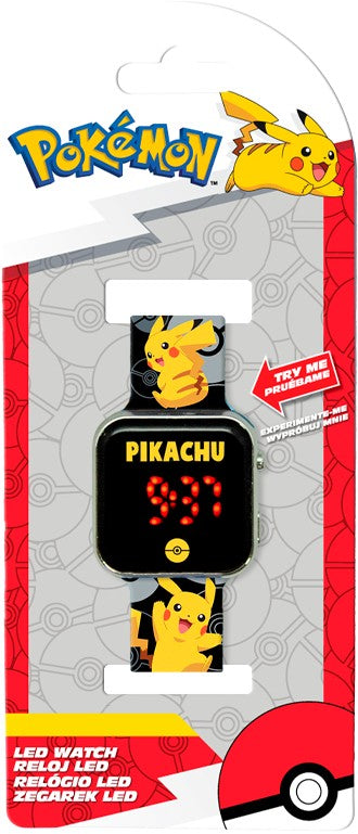 Ceas cu calendar LED Pokemon