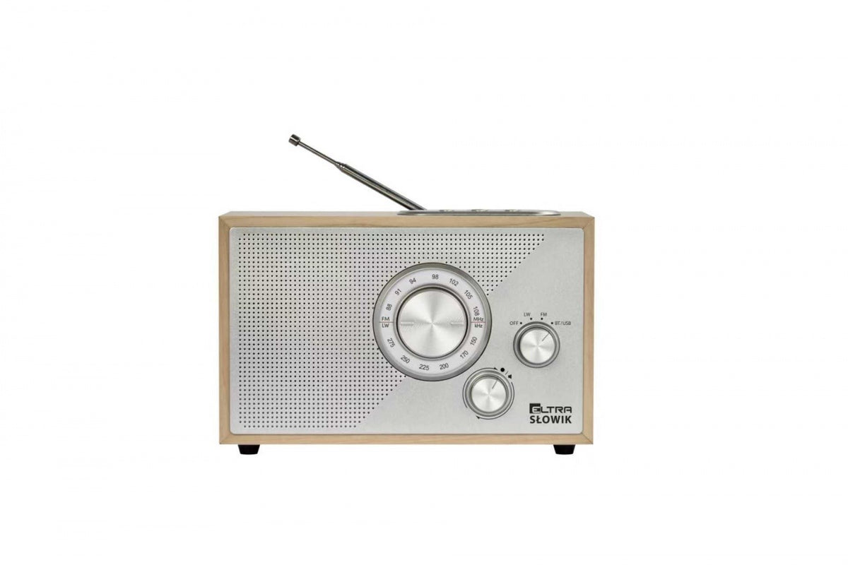 Radio OR SŁOWIK USB/BT maro deschis