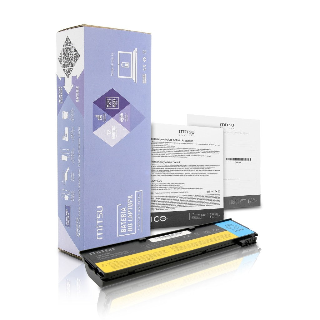 Baterie Lenovo T440, X240 4400 mAh (48 Wh) 10.8 - 11.1 Volți