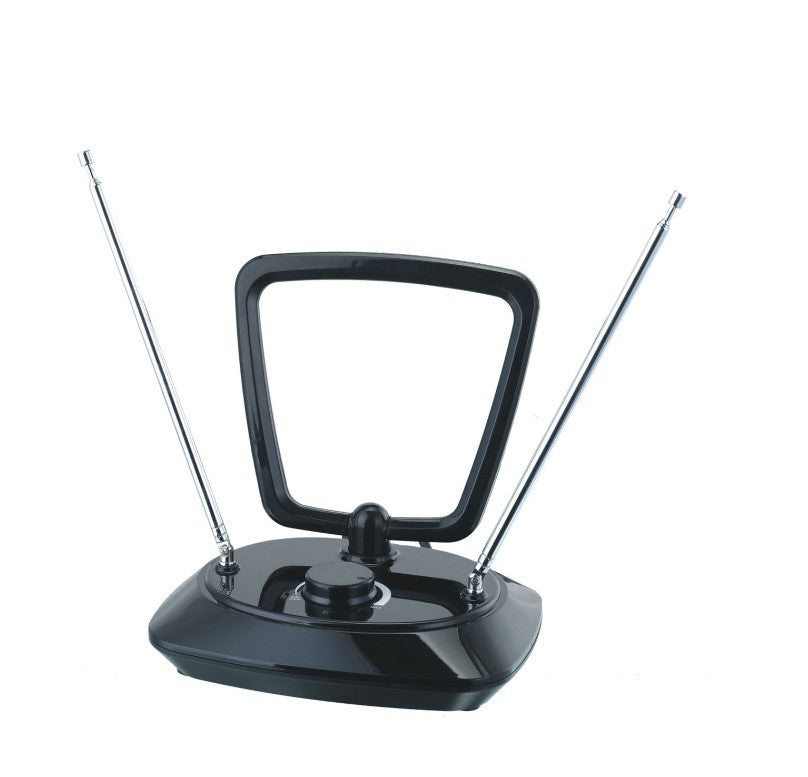 Antenă TV de interior cu cablu coaxial de 1,85 m, 5G, DVB-T/T2, compatibilă cu RED
