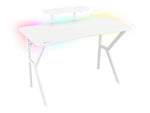 Birou de gaming Genesis Holm 320 RGB, alb