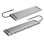 USB 3.2, USB-C, stație de andocare cu 12 porturi, PD