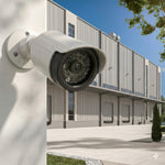 Cameră bullet fictivă, LED-uri IR, IR1800 W alb, 2xAA, ABS