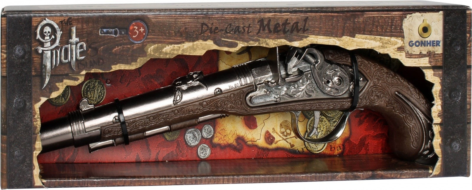 Pistol metalic pirat Gonher
