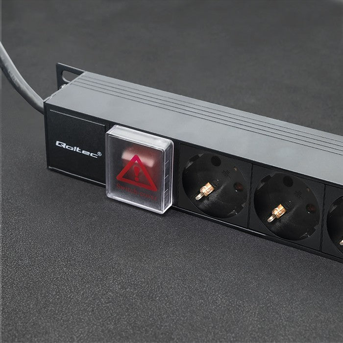 Prelungitor PDU pentru RACK | 16A | 16xSCHUKO | Vertical | 1.8m