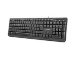 Tastatură Trout Slim 1.8m Neagră USB