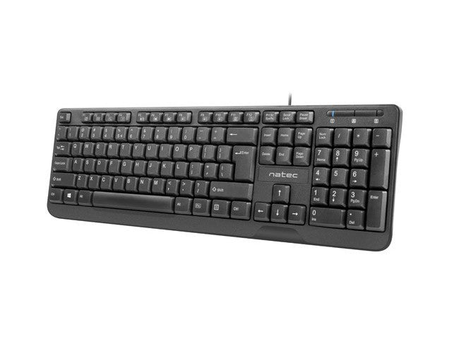 Tastatură Trout Slim 1.8m Neagră USB