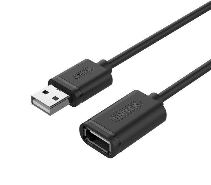 Cablu prelungitor USB 2.0 AM-AF, 1m, Y-C428GBK