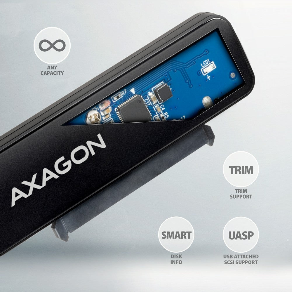 Adaptor ADSA-FP2C USB-C 5Gbps SATA 6G 2,5" HDD/SSD FASTPort2