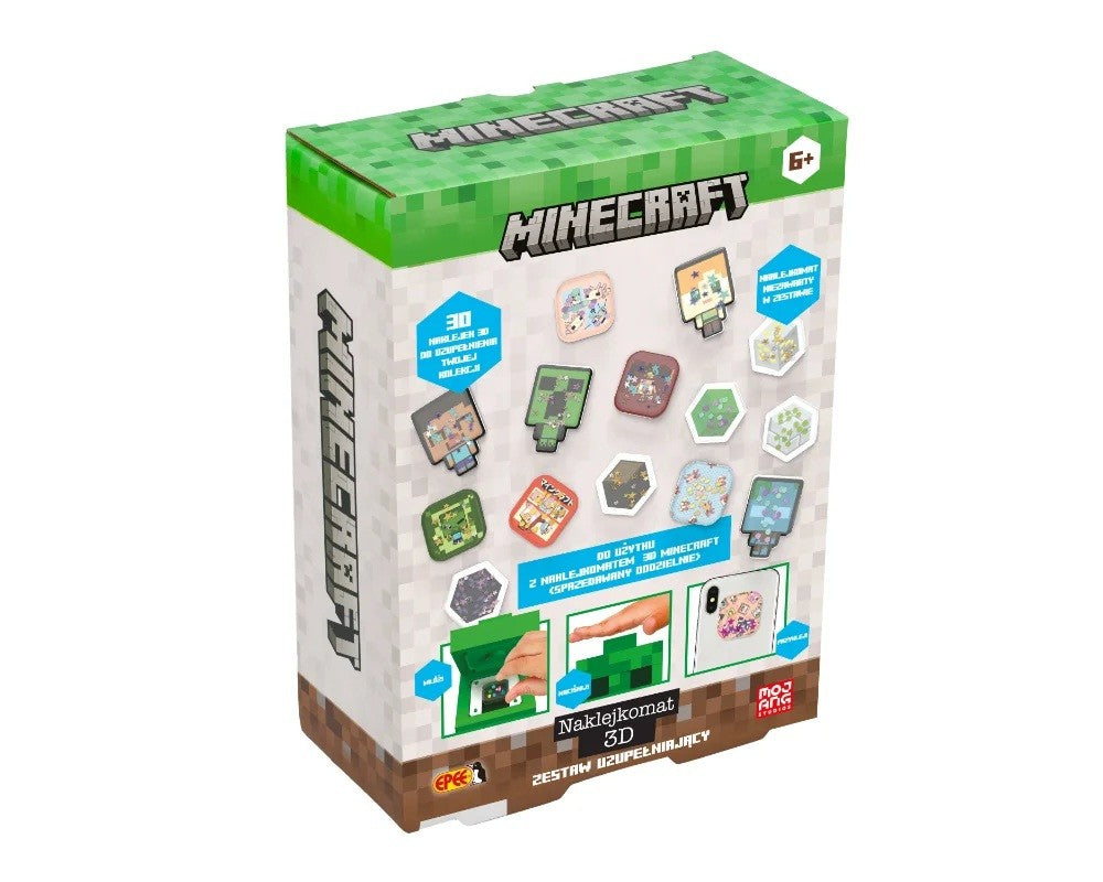 Set de rezervă pentru aparat de stickere 3D - Minecraft