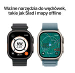 Ceas Ultra 3 GPS + Cellular, carcasă din titan negru de 49 mm, curea Alpine neagră - mărimea S