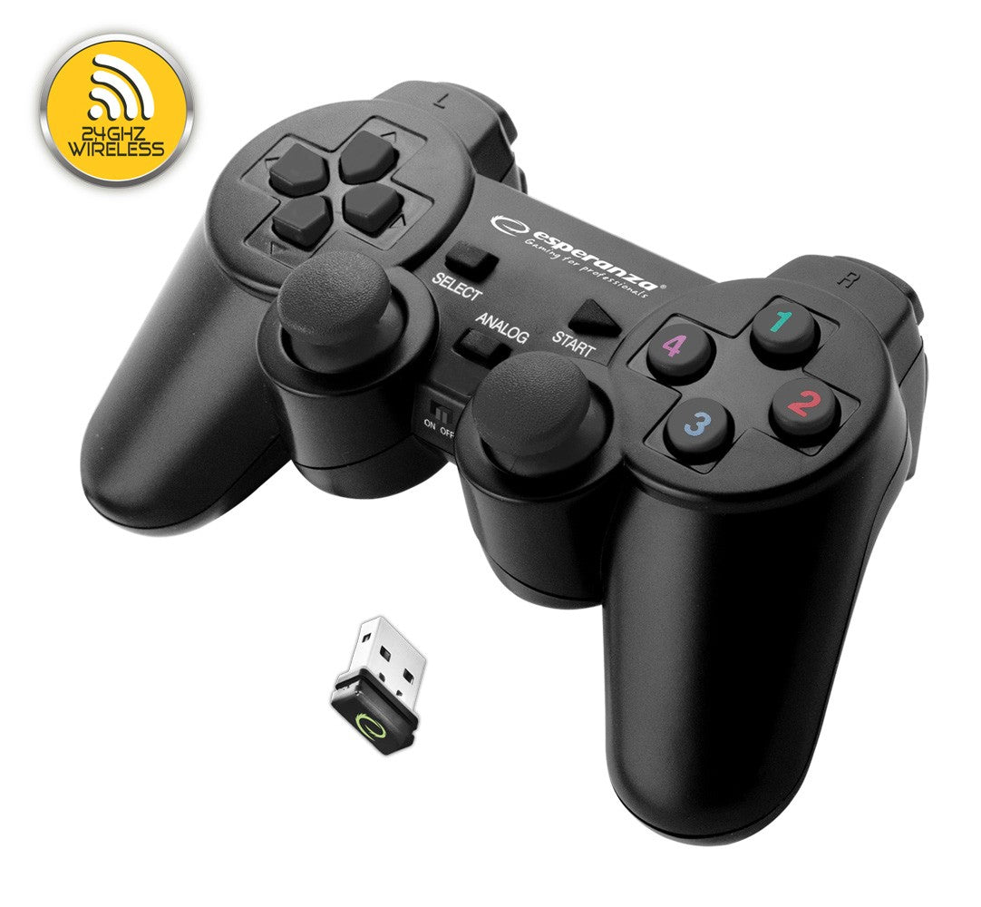 GAMEPAD WIRELESS 2.4GH PS3/PC GLADITOR