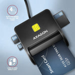 Cititor de carduri de identitate și card SD/microSD/SIM USB CRE-SM3SD