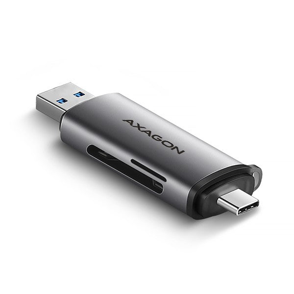Cititor de carduri extern CRE-SAC USB 3.2 Gen 1 Tip-C + Tip-A SD/microSD