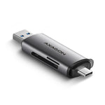 Cititor de carduri extern CRE-SAC USB 3.2 Gen 1 Tip-C + Tip-A SD/microSD