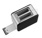 Prăjitor de pâine TE2052 inox negru