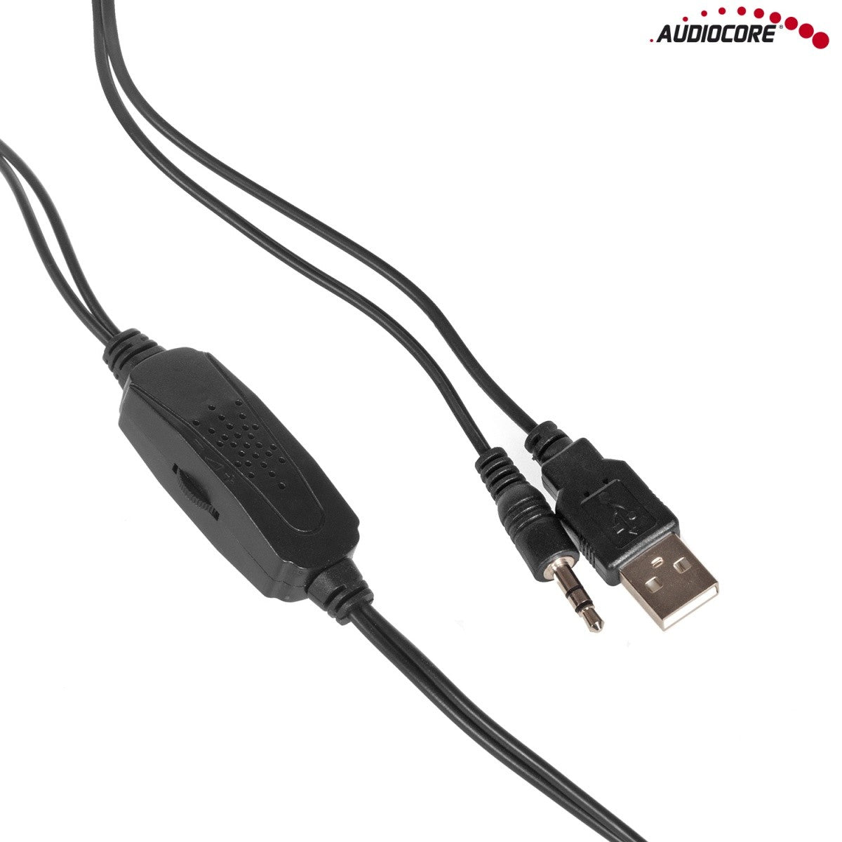 Boxe USB de 6 W pentru computer AC865B, negre și albastre