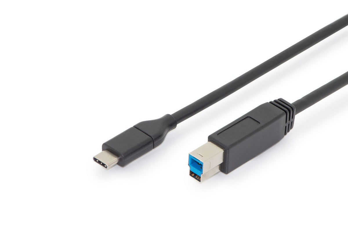 Cablu de conectare USB 3.0 SuperSpeed ​​​​5Gbps Tip USB C/B M/M Power Delivery Negru 1,8 m