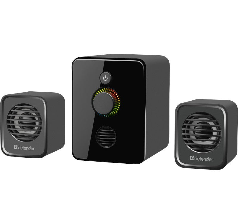 Boxe de calculator V12 2.1 11W USB cu iluminare de fundal LED