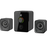 Boxe de calculator V12 2.1 11W USB cu iluminare de fundal LED