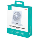 Ventilator de birou magnetic, albastru