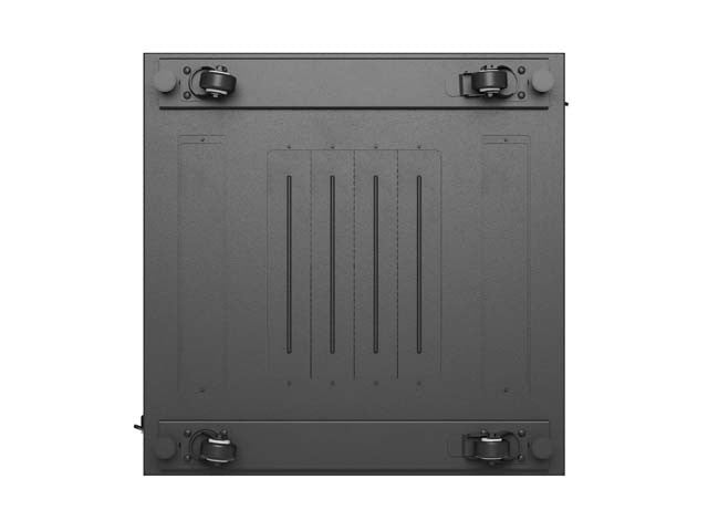 Dulap rack de podea de 19 inch, 18U, 600x800, cu uși perforate (pachet detașat), negru