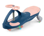 Cărucior Gravity Ride-On, bleumarin și roz