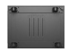Dulap rack negru de podea 19" 24U 600x800 cu uși perforate, LCD (Pachet complet) V2