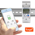 Contor electronic monofazat | Contor de energie pe șină DIN | 230V | LCD | Wi-Fi