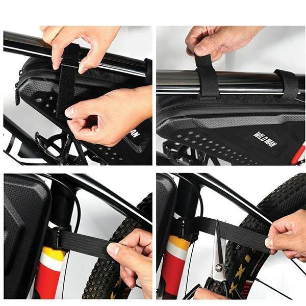 Geantă cadru ES19 1L suport bicicletă negru