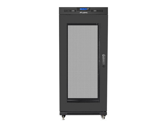 Dulap de instalare RACK vertical 19 15U 800X1000 ușă perforată neagră LCD (PACHET DETALIAT)