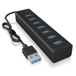 IB-HUB1700-U3 Hub USB cu 7 porturi + sursă de alimentare
