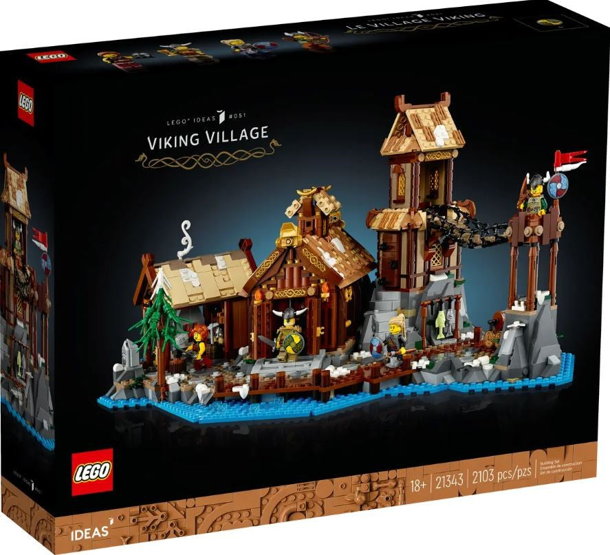 Ideas Blocks 21343 Satul Vikingilor