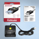Cititor de carduri de identitate USB CRE-SM3N, cablu de 1,3 m