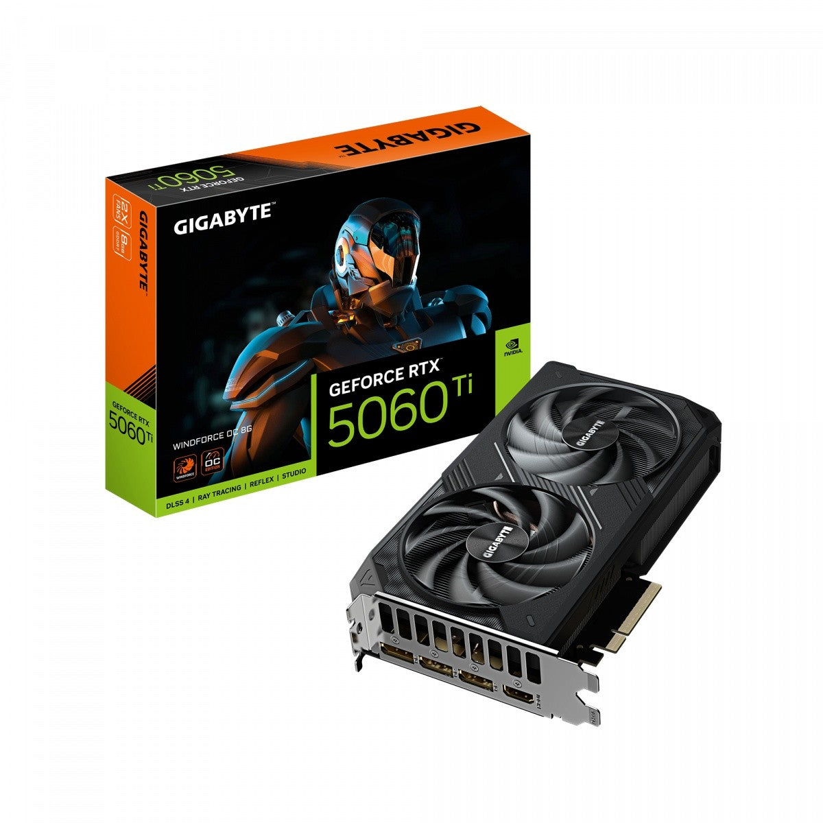 Placă grafică GeForce RTX 5060 Ti WINDFORCE OC 8G 128BIT GDDR7 HDMI/3DP