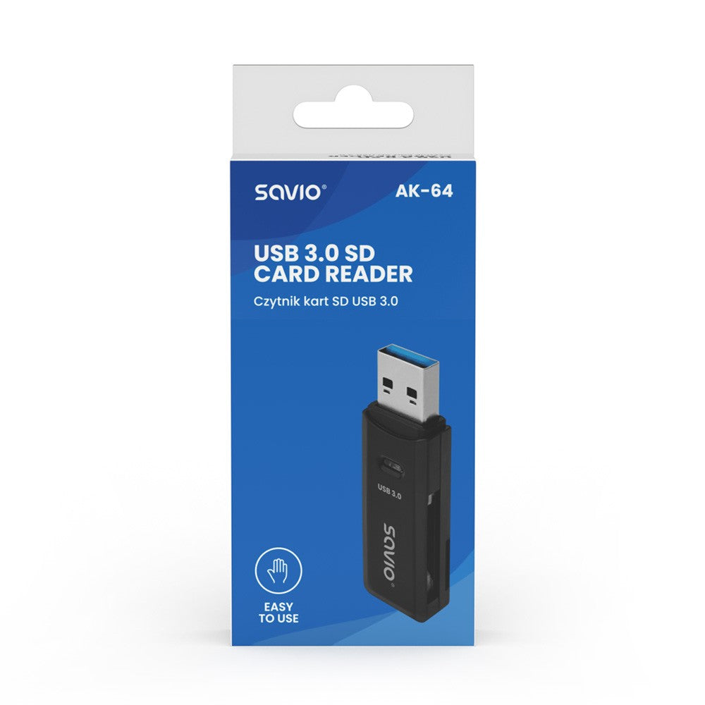 Cititor de carduri SD, USB 3.0, 5 Gbps, AK-64