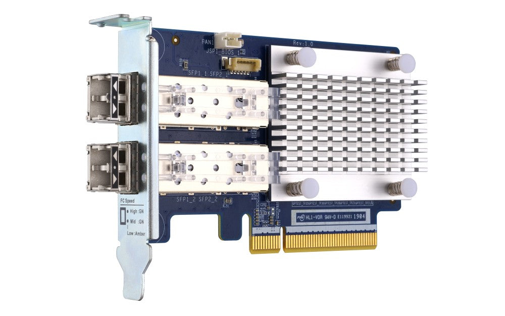 Placă de expansiune QXP-32G2FC cu 2 porturi, 32 GB, PCIe 3.0x8 SFP