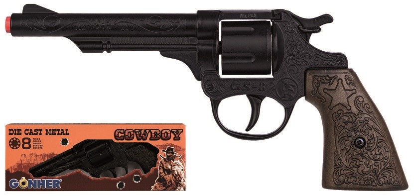 Revolver metalic GONHER 80/6 pentru cowboy