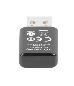 Adaptor de rețea USB AC1200 cu bandă duală și 2 antene interne NC-1200-WI